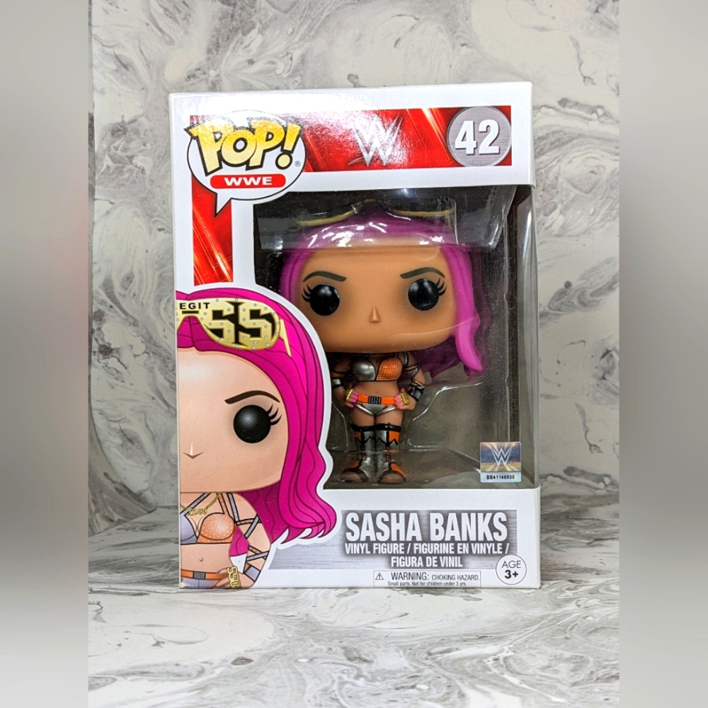 Funko Pop WWE 42 Sasha Banks NIB